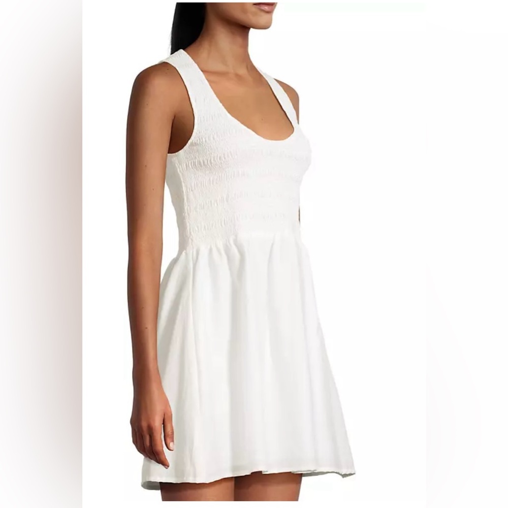 Faithful The Brand- Epoca white mini dress